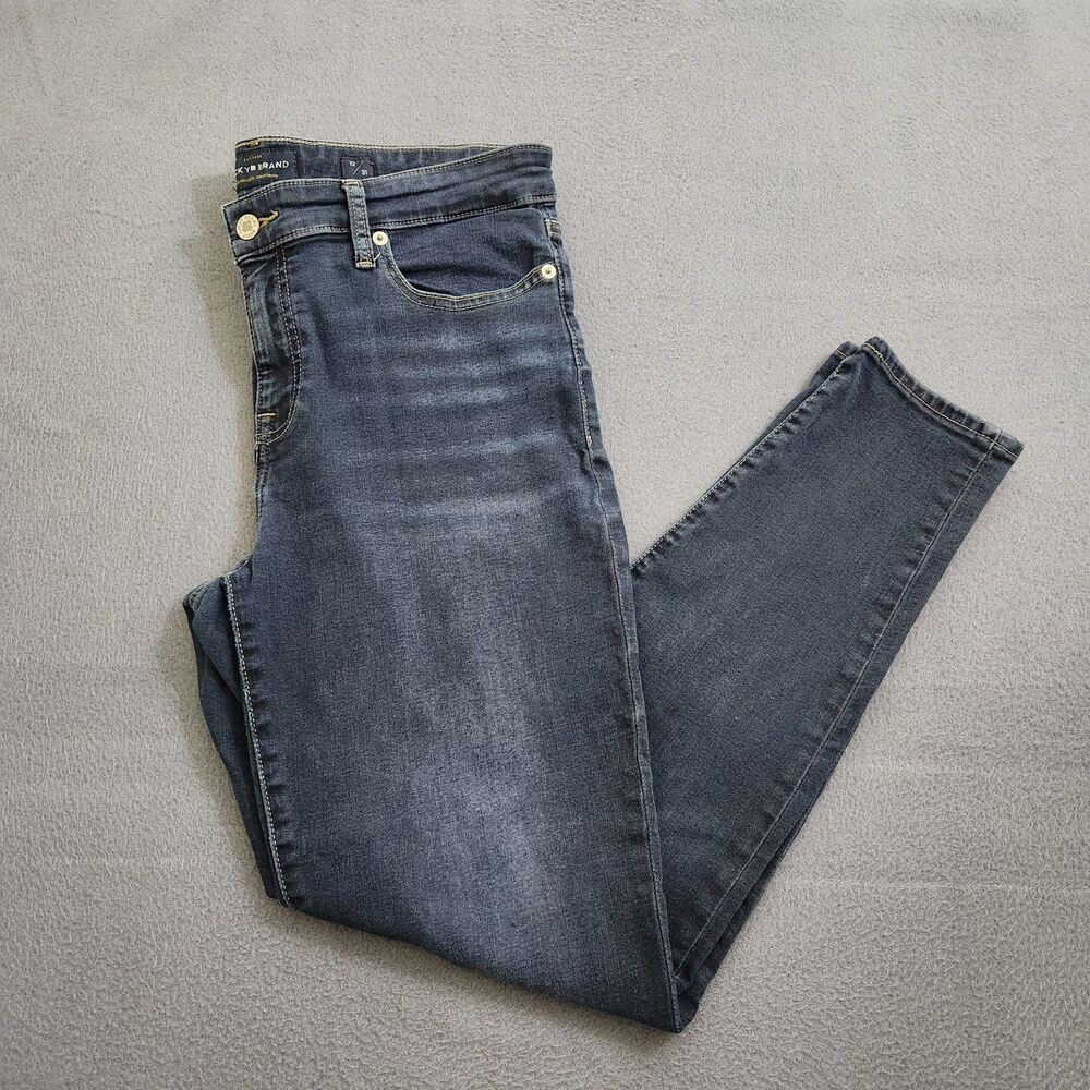Lucky Brand Women 12/31 Dark Wash Mid Rise AVA Skinny Jeans